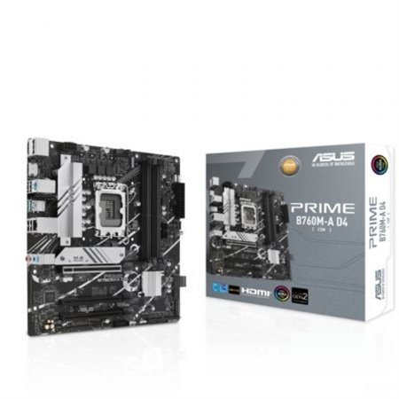ASUS PRIME B760M-A D4-CSM: (1700) 4DDR4 HDMI DP mATX
