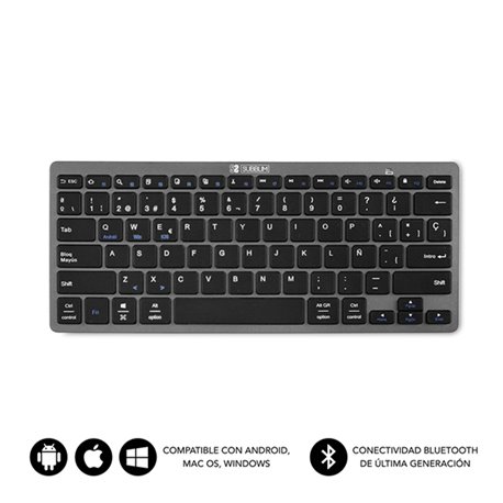 Teclado SUBBLIM Dynamic BT3.0 78teclas Gris (1DYC002)