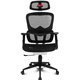 Silla Gaming DRIFT Ergonómica Negra/Blanca (DRAIR200)