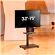 Soporte Suelo UNYKA 32"-75" Bandeja Negro (UK730520)
