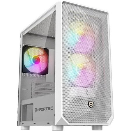 Caja Nfortec Dys USB 3.0 mATX ITX Blanca (NF-CS-DYS-W)