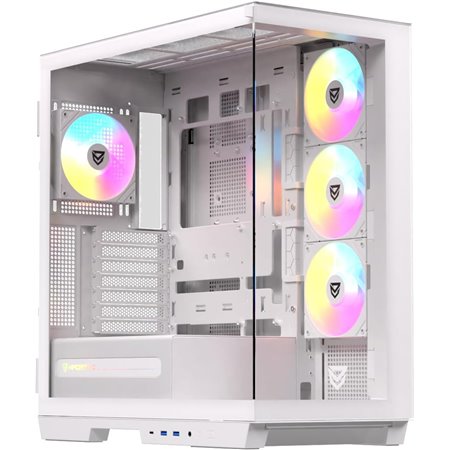 Caja Nfortec Ursa ARGB ATX ITX EATX Blanca(NF-CS-URSAW)