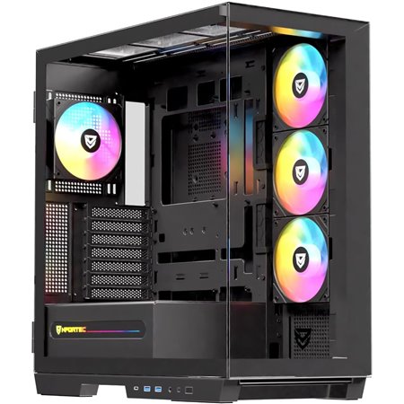 Caja Nfortec Ursa ARGB ATX ITX EATX Negra(NF-CS-URSA-B)