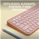 Teclado LOGITECH K380s BT Rosa (920-011829)