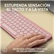 Teclado LOGITECH K380s BT Rosa (920-011829)