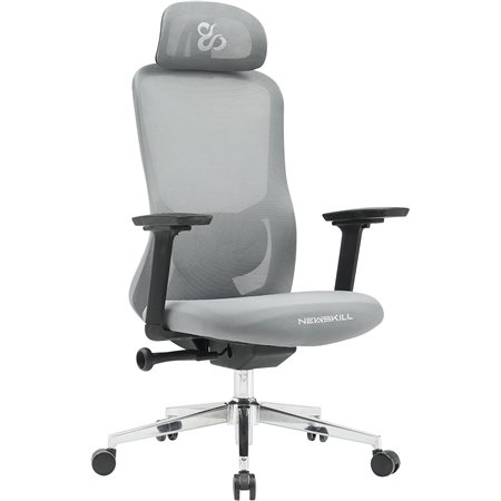 Silla Newskill Nue Ergonómica Gris (NS-CH-NUE-GG)