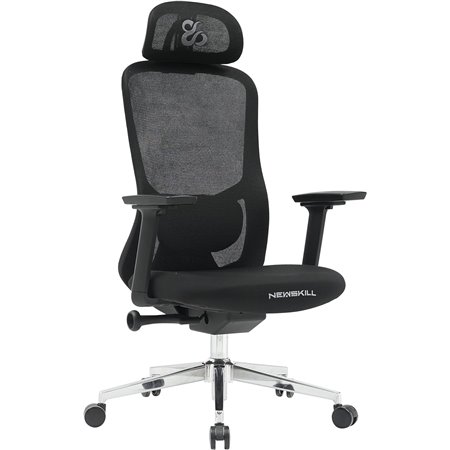 Silla Newskill Nue Ergonómica Negra (NS-CH-NUE-BB)
