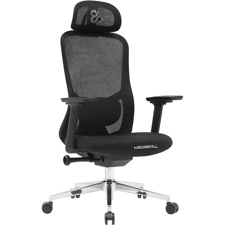 Silla Newskill Nue Ergonómica Negra (NS-CH-NUE-BB)
