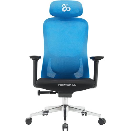 Silla Newskill Nue Ergonómica Azul/Negra(NS-CH-NUE-BBL)
