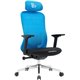 Silla Newskill Nue Ergonómica Azul/Negra(NS-CH-NUE-BBL)