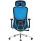 Silla Newskill Nue Ergonómica Azul/Negra(NS-CH-NUE-BBL)