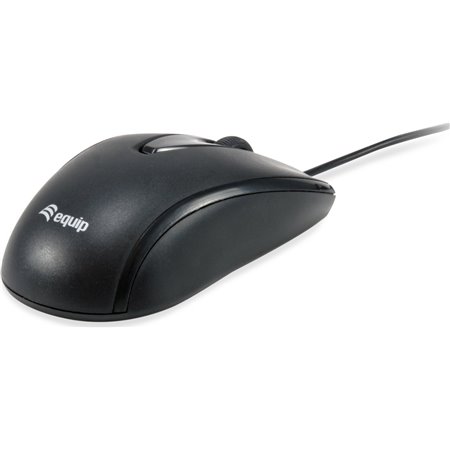 Ratón EQUIP Óptico USB-C 1200dpi Negro (EQ245116)