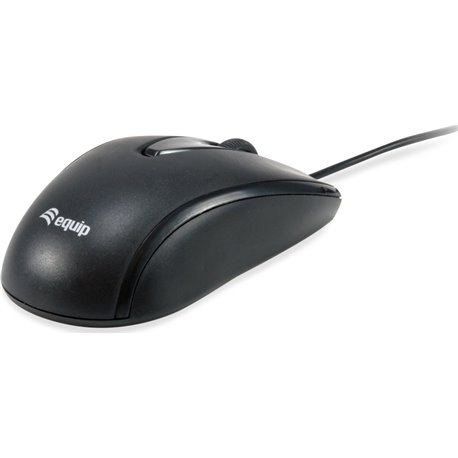 Ratón EQUIP Óptico USB-C 1200dpi Negro (EQ245116)