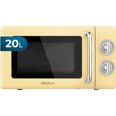 Microondas CECOTEC ProClean 3010 Retro Amarillo (01703)