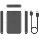 Caja AISENS HDD/SSD 2.5" mUSB USB-C Negra (ASE-2519B)