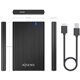 Caja AISENS HDD/SSD 2.5" mUSB USB-C Negra (ASE-2528B)