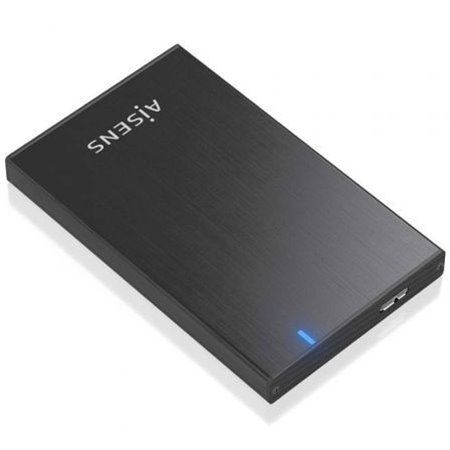Caja AISENS HDD/SSD 2.5" mUSB USB-C Negra (ASE-2527B)