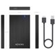 Caja AISENS HDD/SSD 2.5" mUSB USB-C Negra (ASE-2527B)