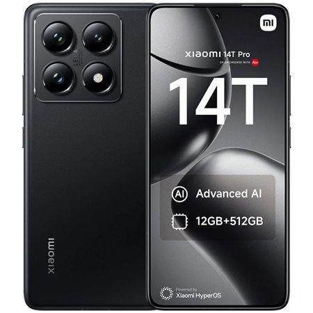 Smartphone XIAOMI 14T Pro 6.67" 12Gb 512Gb 5G Negro