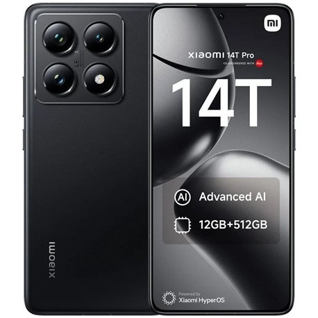 Smartphone XIAOMI 14T Pro 6.67" 12Gb 512Gb 5G Negro