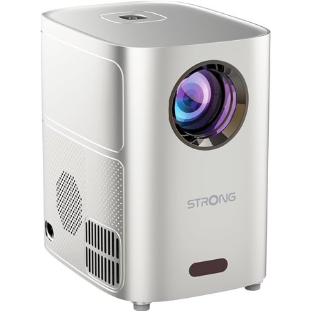 Mini Proyector Strong LED HD 1500L USB HDMI Blanco (Q1)