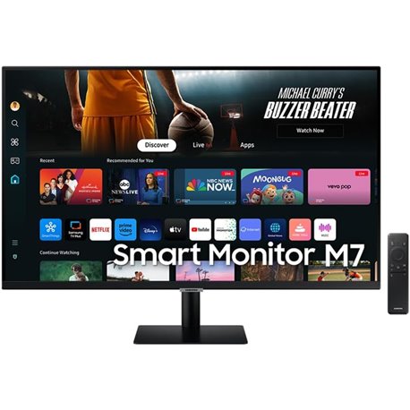 Monitor Samsung 43" M70D 4K UHD Negro (LS43DM702UUXEN)