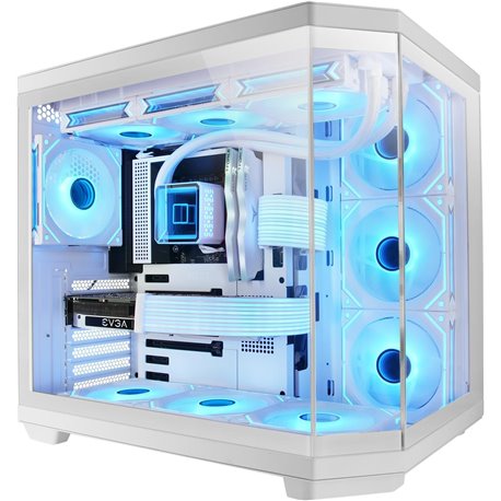 Caja Mars Gaming USB-A/C ATX mATX Blanca (MC3TCOREW)
