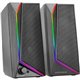 Altavoces Mars Gaming 2.0 15W RGB 3.5mm Negro (MS72)