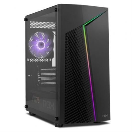 Caja NOX Infinity Zeta ARGB mATX Negra (NXINFTYZETA)