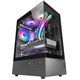Caja Mars Gaming ARGB ATX mATX Mini-ITX Negra (MCXO)