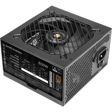 Fuente Mars Gaming 850W ATX 80+ Bronze Negra (MPB850SI)