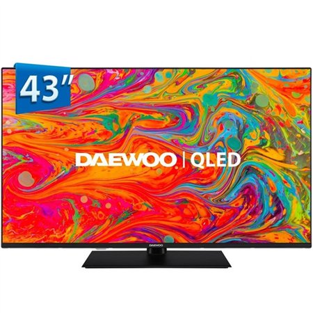 TELEVISOR DAEWOO 43 QLED 4K UHD USB SMART TV WIFI BLUETOOTH
