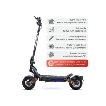 Patinete SmartGyro Rockway Pro Evo 10" DGT (SG27-552)
