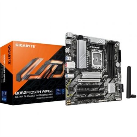 GIGABYTE B860M DS3H WIFI6E:(LGA1851) 4DDR5 HDMI DP mATX