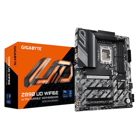 GIGABYTE Z890 UD WIFI6E:(LGA1851) 4DDR5 4SATA3 HDMI ATX