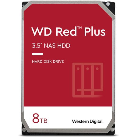 Disco WD Red Plus 3.5" 8Tb SATA3 128Mb (WD80EFZZ)