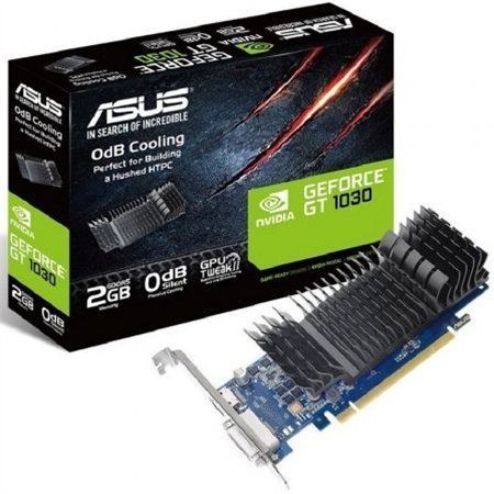 TARJETA DE VIDEO ASUS GT1030 2GB DVI HDMI GDDR5 LOW PROFILE