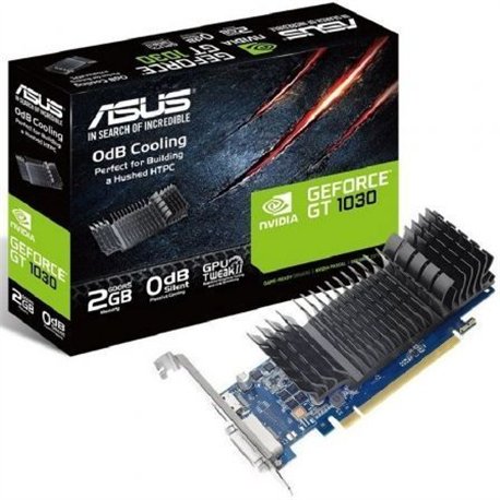 TARJETA DE VIDEO ASUS GT1030 2GB DVI HDMI GDDR5 LOW PROFILE