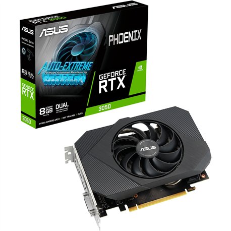 ASUS Phoenix PH-RTX3050-8G-V2 NVIDIA GeForce RTX 3050 8 GB GDDR6