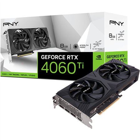 PNY RTX4060 Ti VERTO 8Gb GDDR6 (VCG4060T8DFXPB1-O)