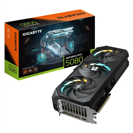 GIGABYTE RTX5080 OC 16Gb GDDR7 (GV-N5080GAMING OC-16GD)