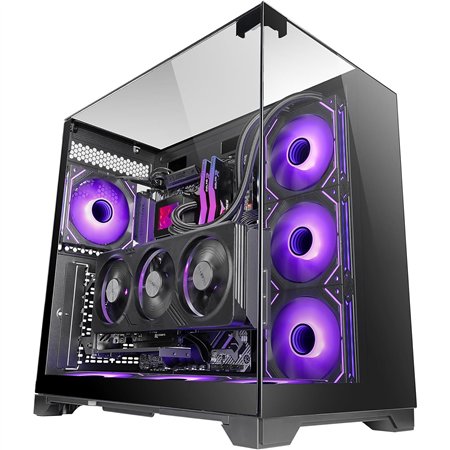 Caja Mars Gaming mATX Mini-ITX Negra (MCVISIONM)