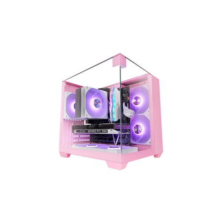 Caja Mars Gaming mATX Mini-ITX Rosa (MCVISIONMP)