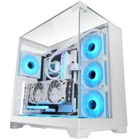 Caja Mars Gaming ATX mATX Mini-ITX Blanca (MCVISIONW)