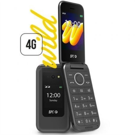 Teléfono Móvil SPC Wild para Mayores 4G Negro (2336N)