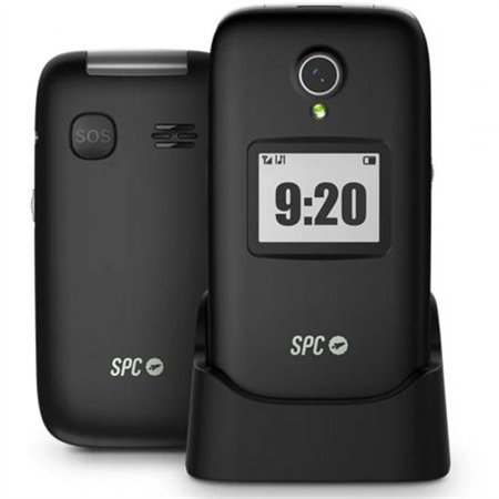 Teléfono Móvil SPC Polaris para Mayores Negro (2334N)