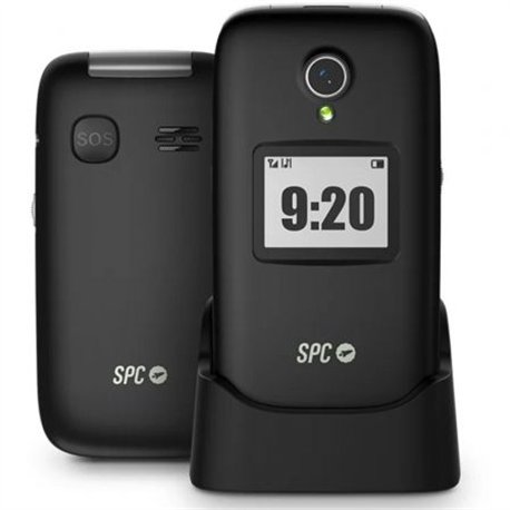 Teléfono Móvil SPC Polaris para Mayores Negro (2334N)