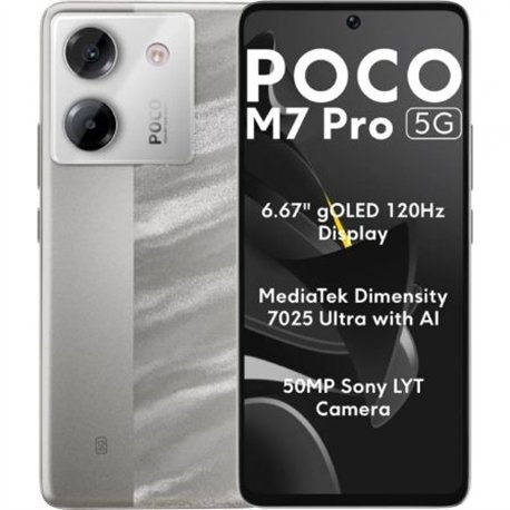 Smartp XIAOMI Poco M7 Pro 6.67" 8Gb 256Gb 5G Plata