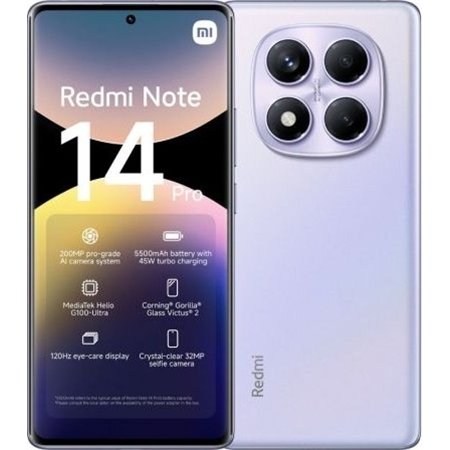 Smartp XIAOMI Redmi Note 14 Pro 6.67" 8Gb 256Gb Púrpura