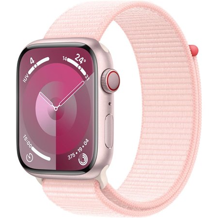 Apple Watch S9 45mm GPS Bluetooth 4G Rosa (MRMM3QL/A)